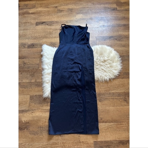 NBD Lila Gown In Blueberry - Picture 2 of 4